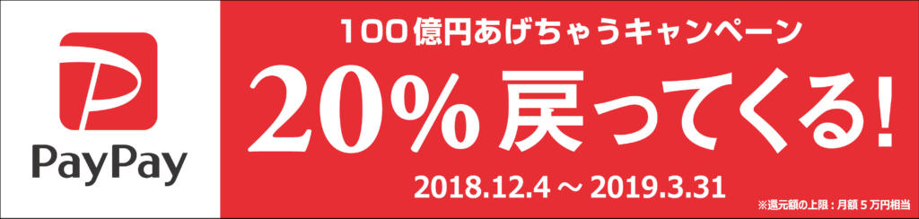 PayPay100億円あげちゃうキャンペーン