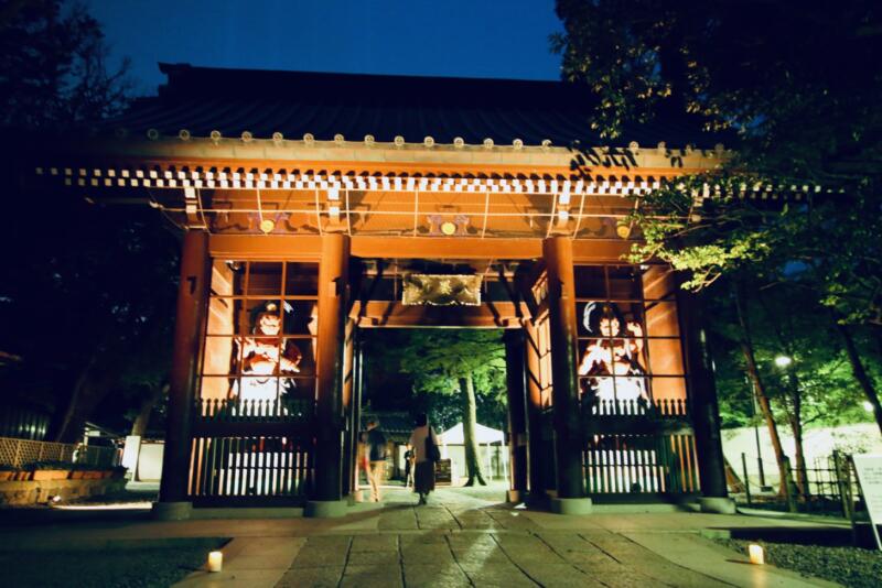 かまくら長谷の灯かり 鎌倉大仏殿高徳院 山門