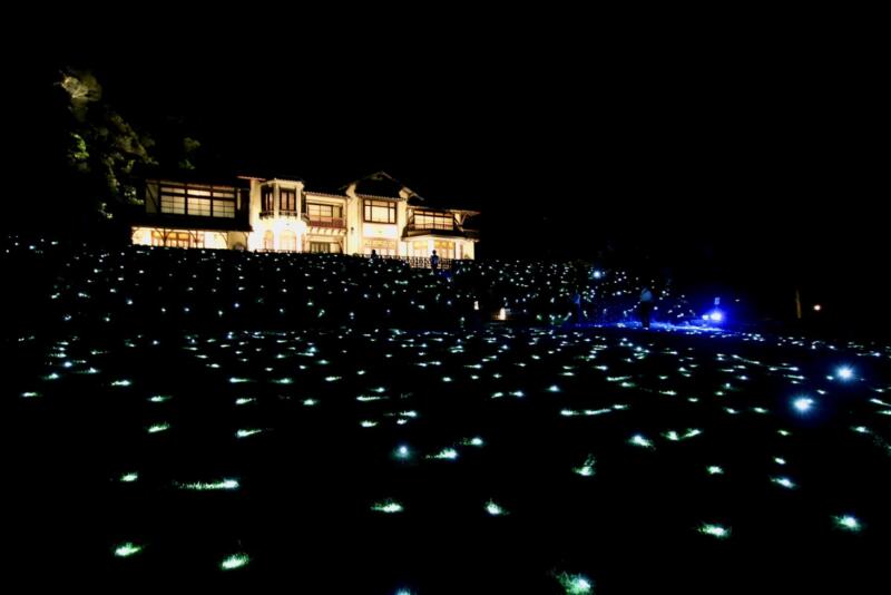 かまくら長谷の灯かり 鎌倉文学館 ライトアップ