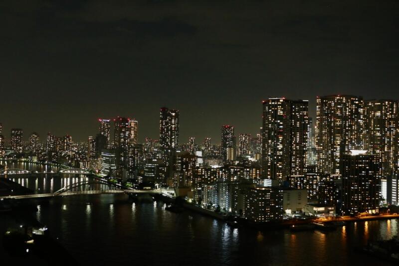 メズム東京からの夜景