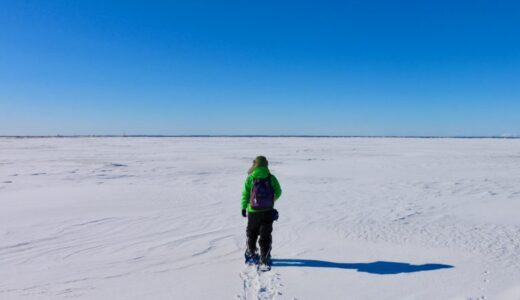 【北海道・野付半島】氷平線を目指して「冬だけ歩ける海」をゆく！