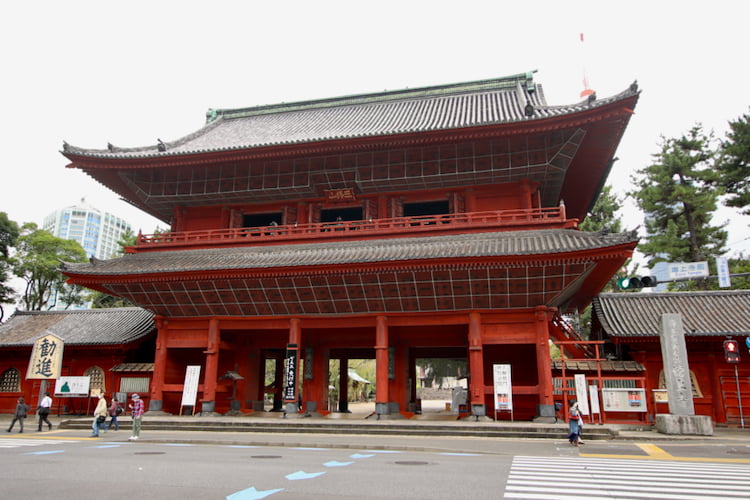 増上寺の三解脱門