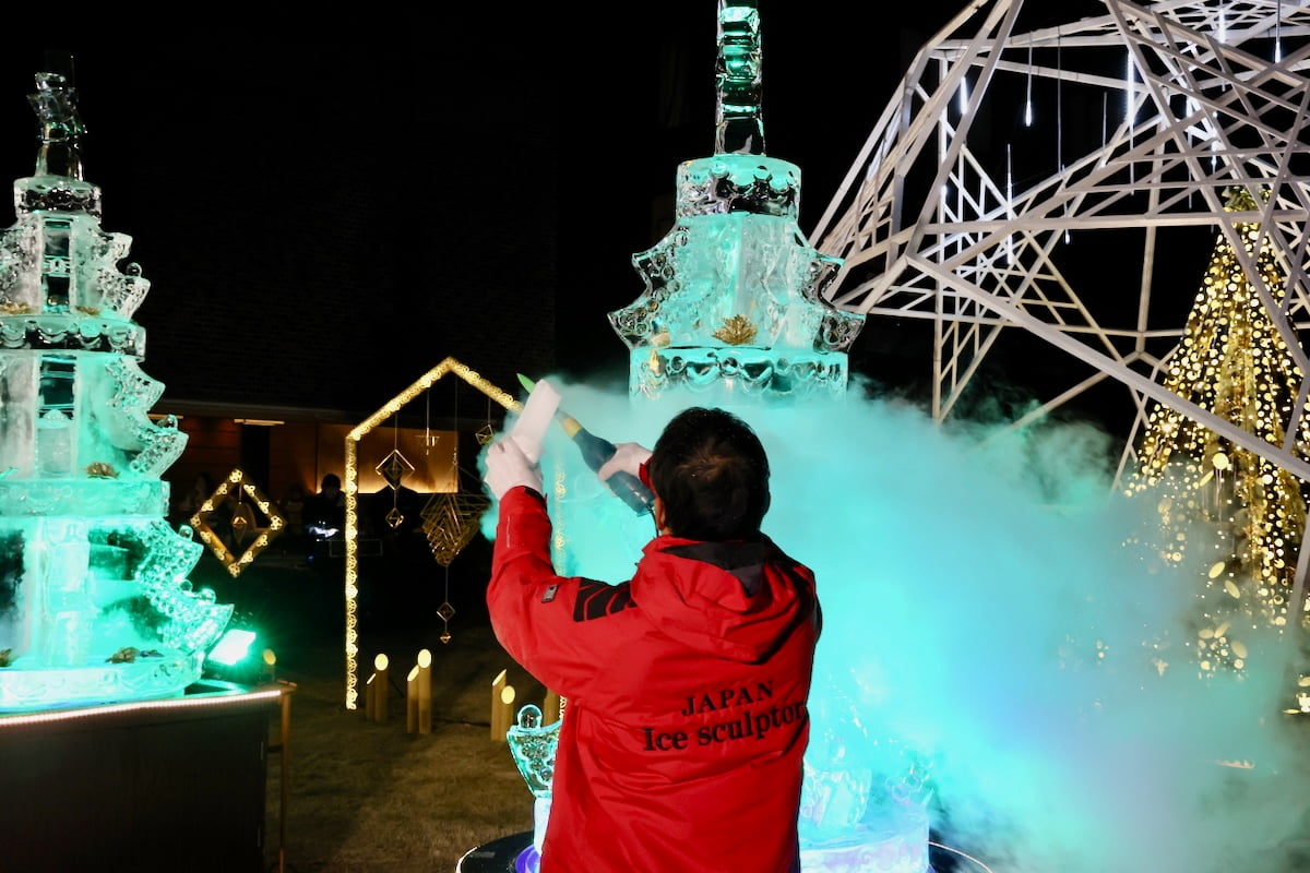 「高輪廿六夜」で「氷と光の祭典」を体験