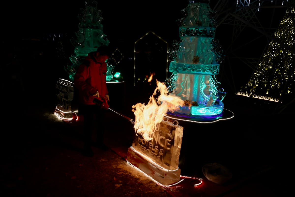 「高輪廿六夜」で「氷と光の祭典」を体験