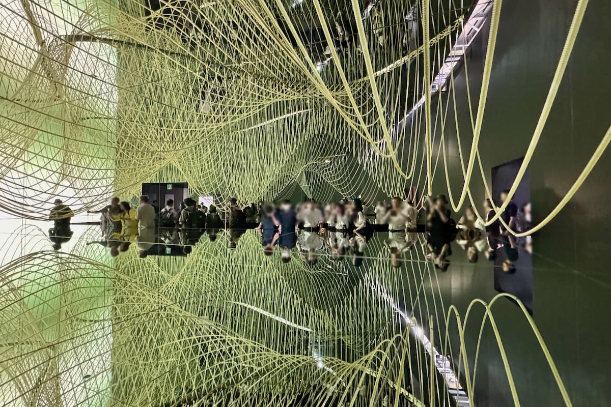 藻類の光合成を利用した培養装置(フォトバイオリアクター)日本館