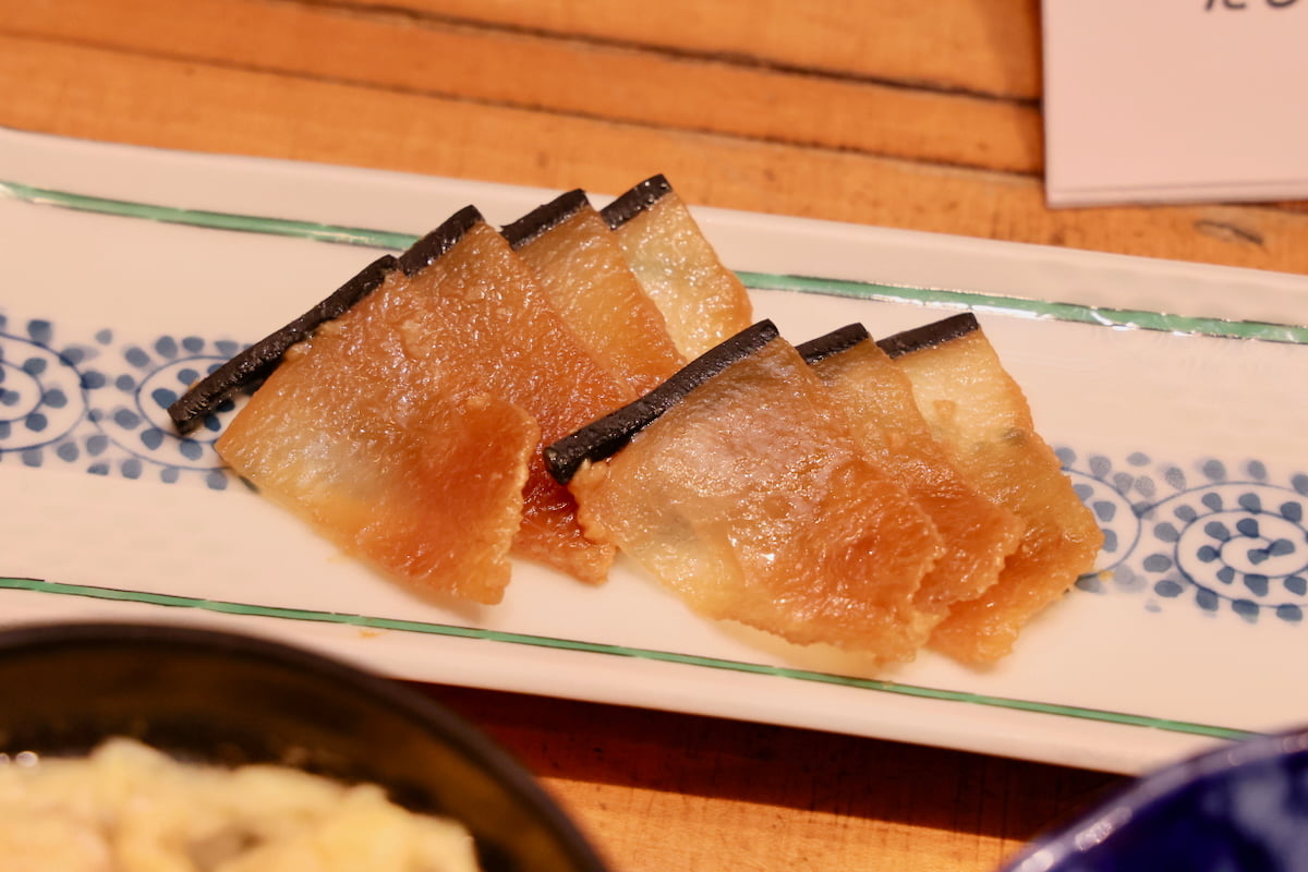 皮鯨の味噌漬け