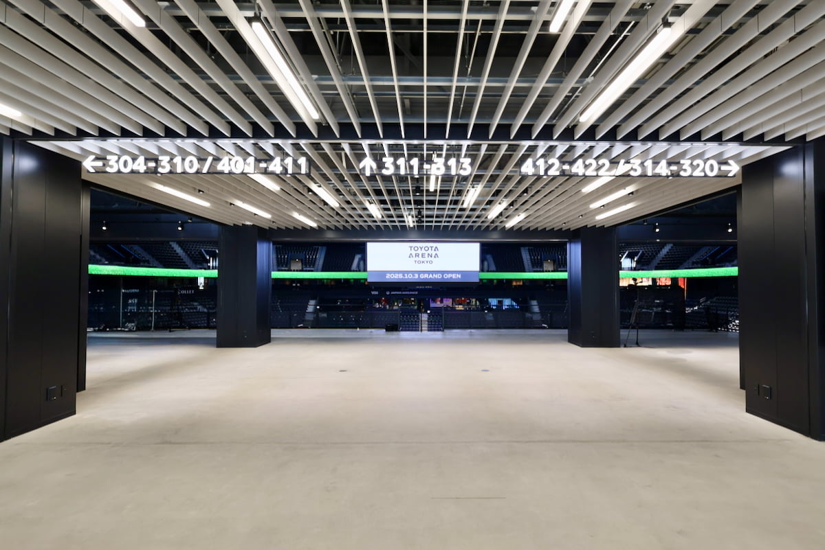 TOYOTA ARENA TOKYO3階コンコース
