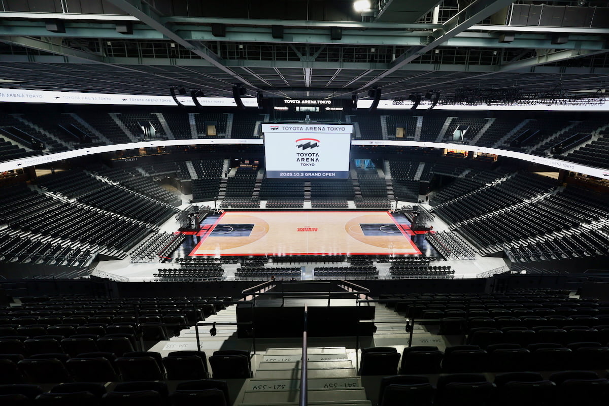 5階 SMBC SKY LOUNGEからのtoyota arena tokyo