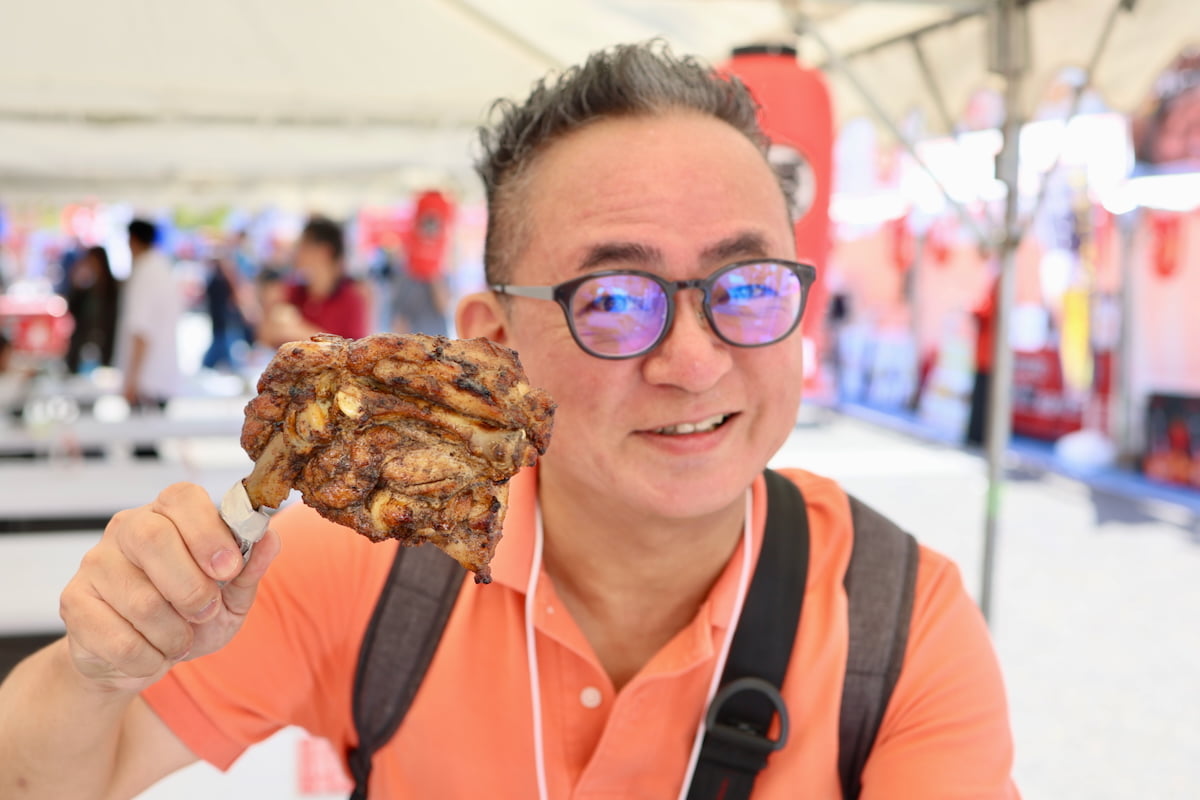 鶏肉専門店 梅や「チキンアックスステーキ」