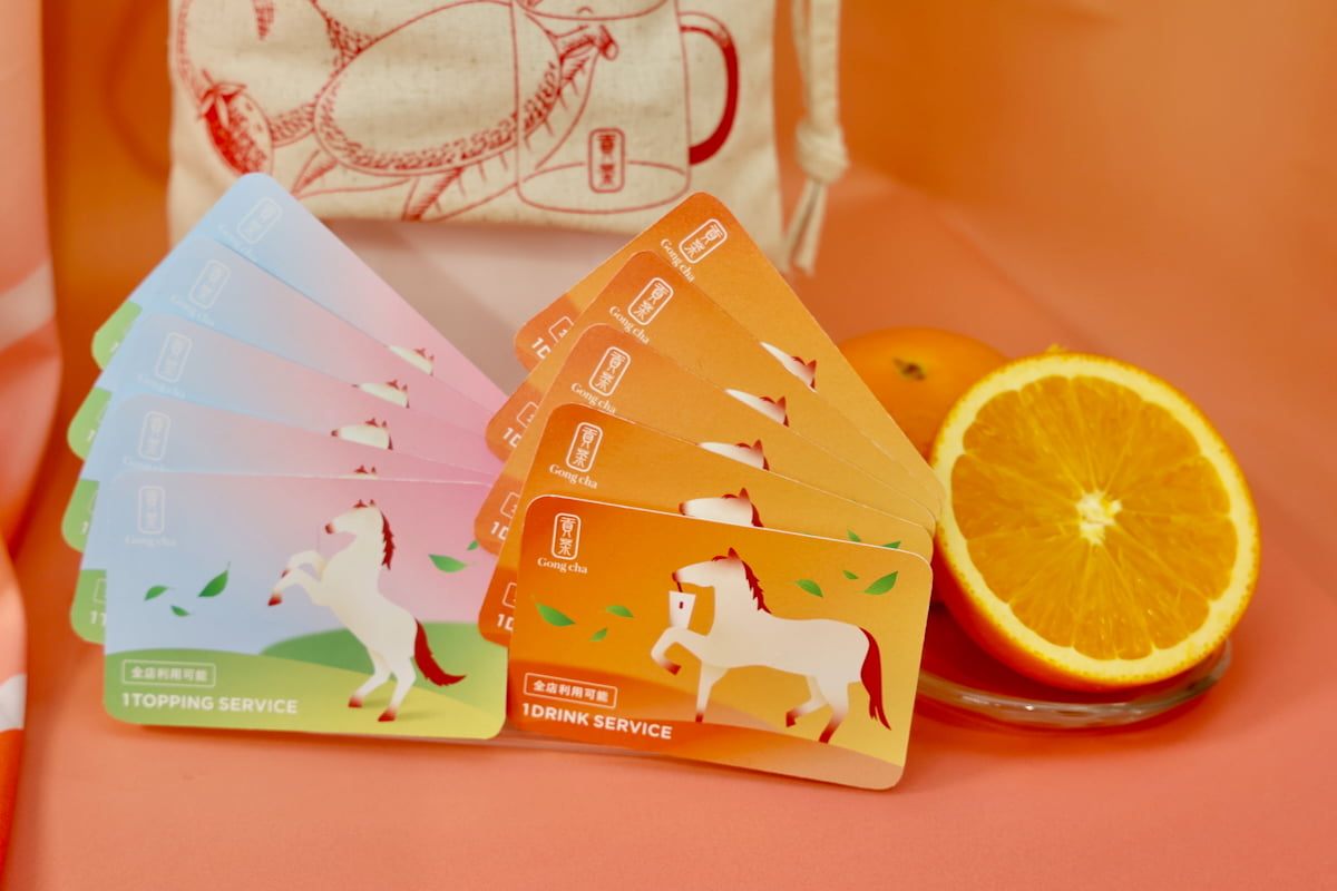 ゴンチャの福袋「Gong cha ORIGINAL HAPPINESS BAG 2026」