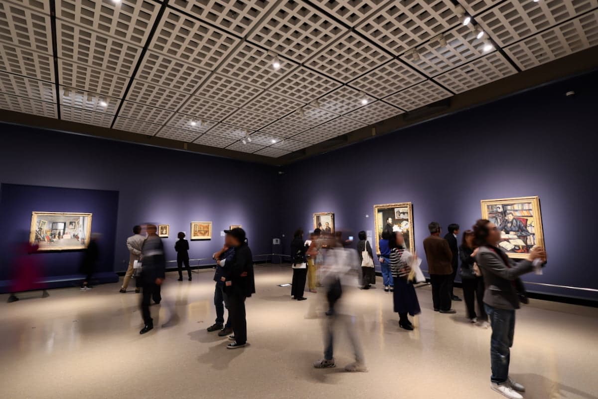 「オルセー美術館所蔵 印象派―室内をめぐる物語」展示風景、国立西洋美術館、2025年