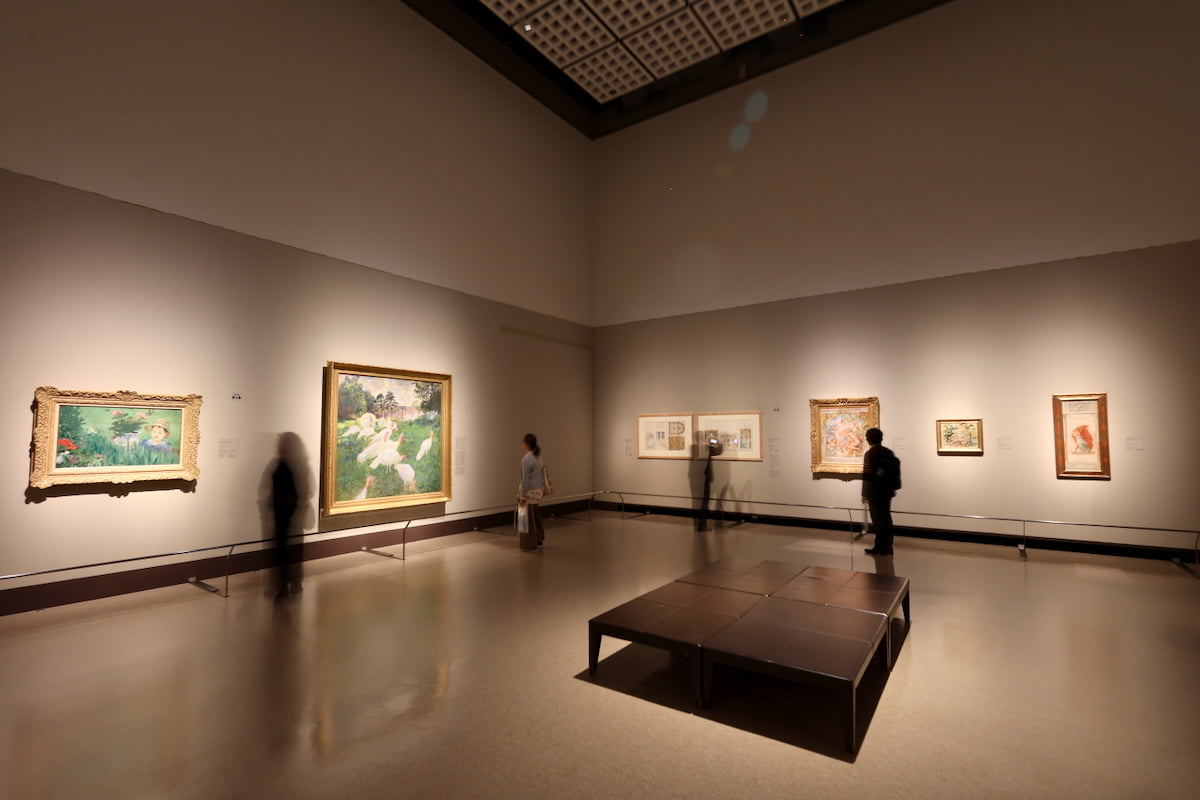「オルセー美術館所蔵 印象派―室内をめぐる物語」展示風景、国立西洋美術館、2025年
