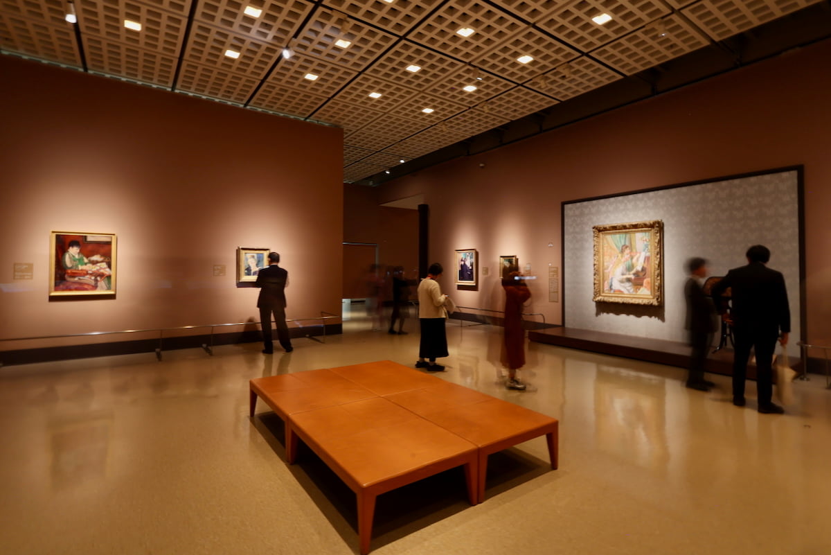 「オルセー美術館所蔵 印象派―室内をめぐる物語」展示風景、国立西洋美術館、2025年