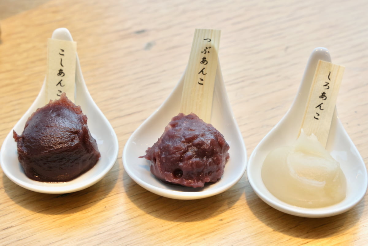 最大8種の餡を食べ比べ！