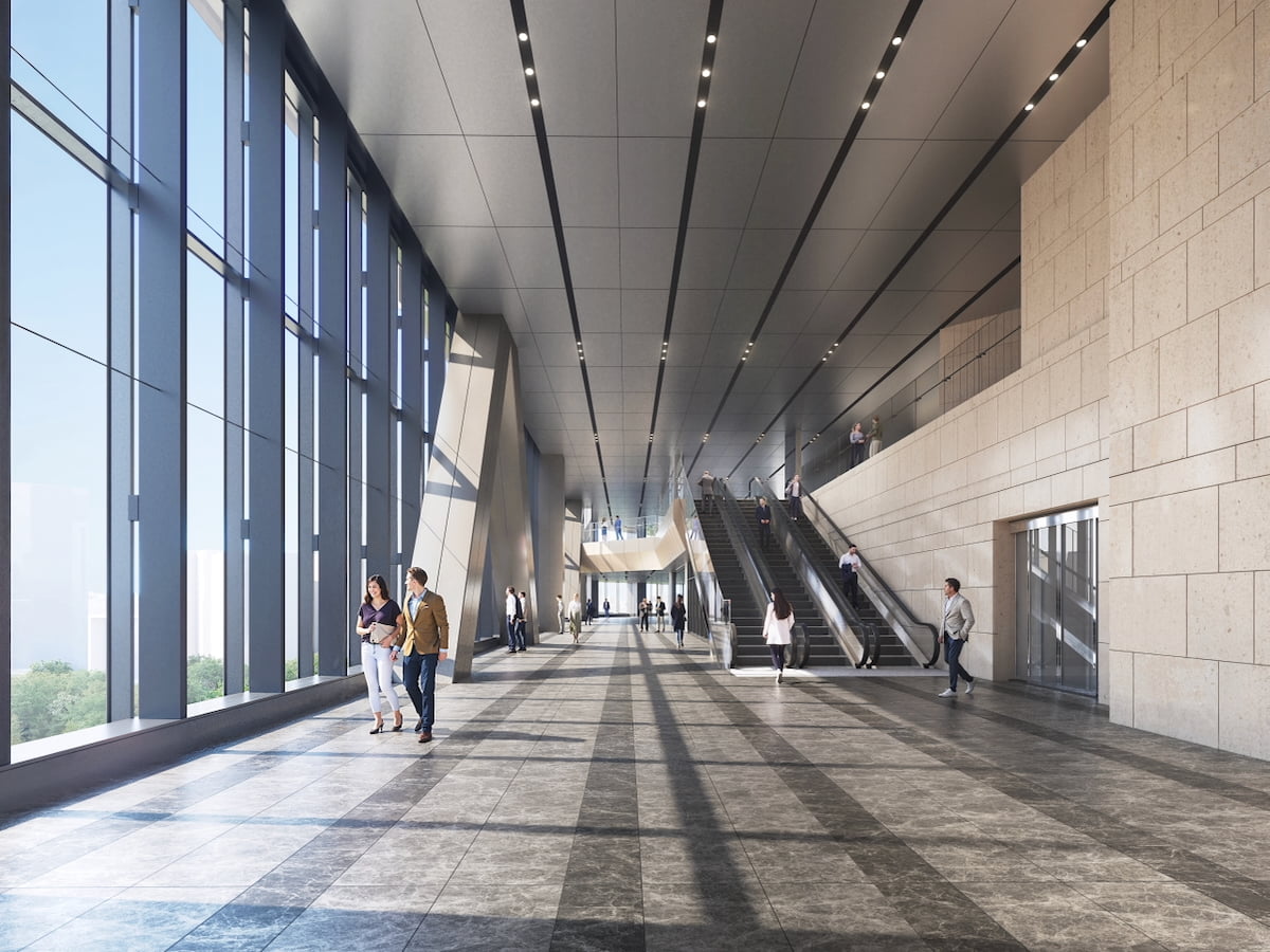 NTT日比谷タワーオフィスロビーイメージ