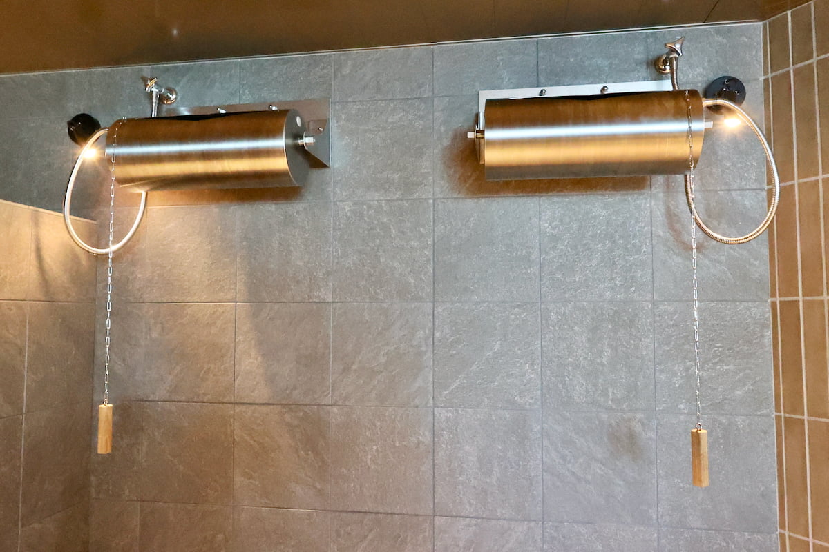高輪SAUNAS ドラム式シャワー
