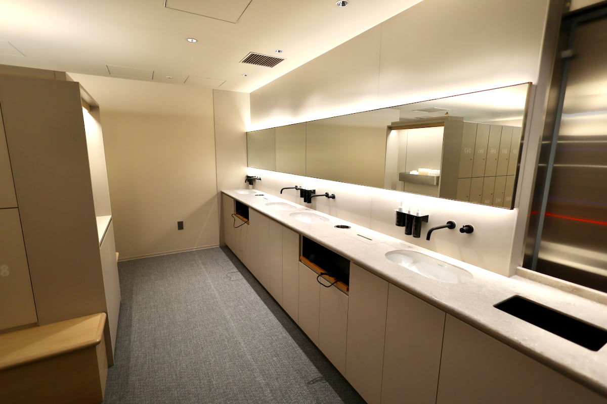 高輪SAUNAS 女性更衣室