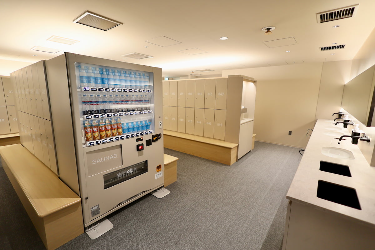 高輪SAUNAS 女性更衣室