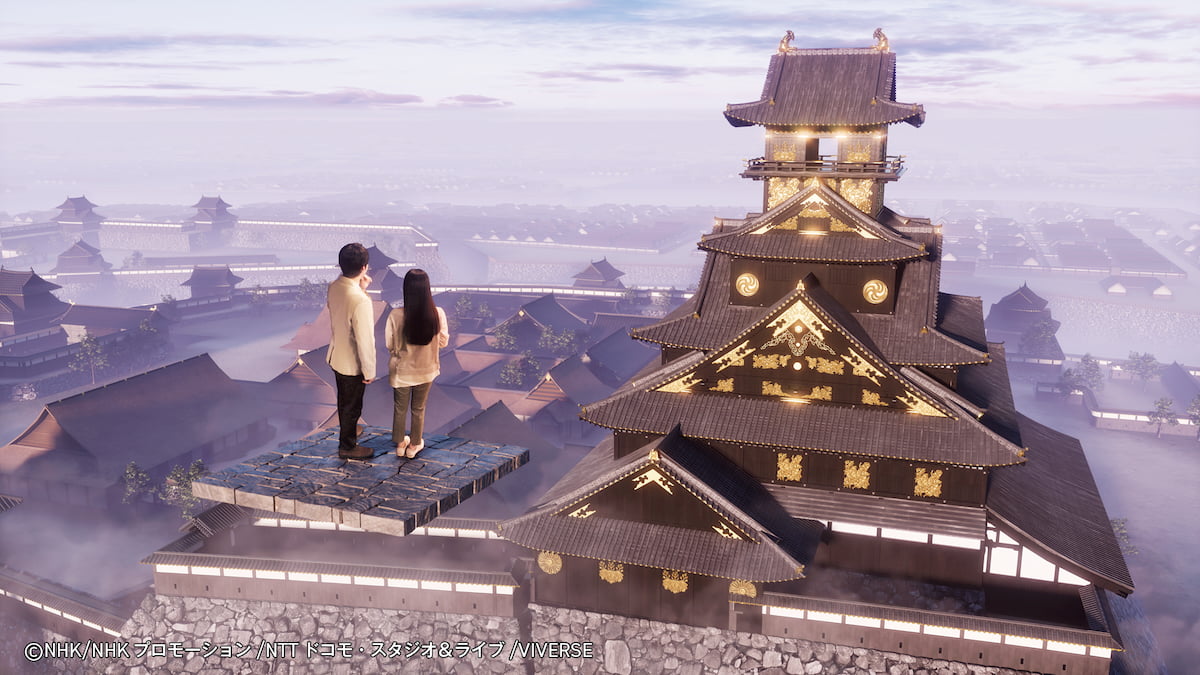 大坂城を見下ろす絶景