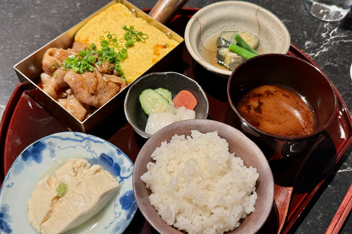 㐂㐂屋(ききや)「だし巻き和牛すき焼き御膳(3,400円税込)」