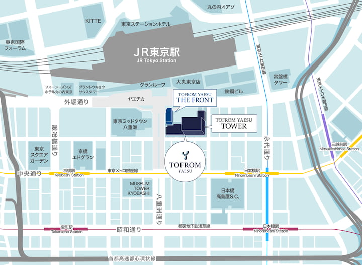 東京駅直結「TOFROM YAESU TOWER」が9月10日(木)開業!八重洲再開発で68店舗が集結