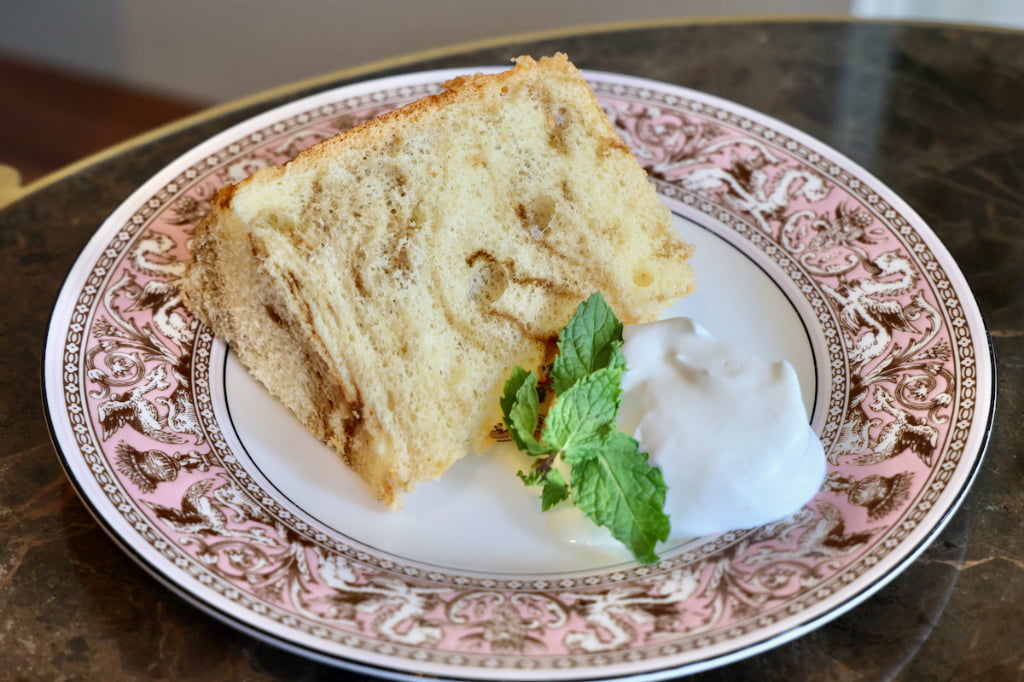 本日のシフォンケーキ