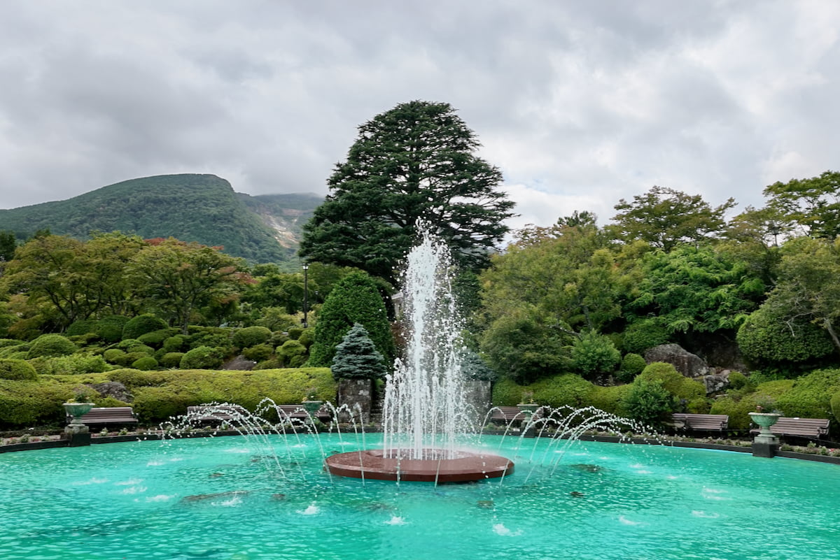 箱根強羅公園の噴水