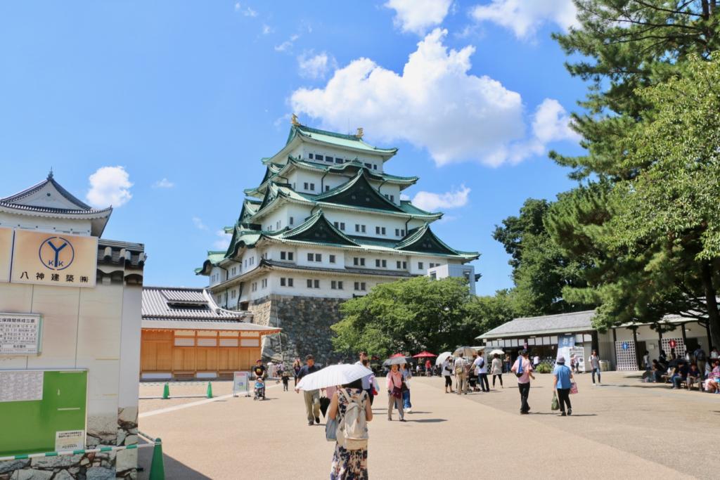 名古屋城100名城スタンプの設置場所