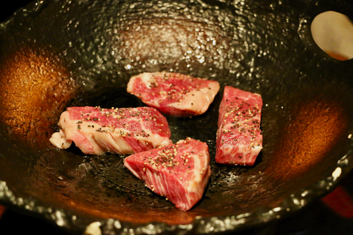 特選和牛ヒレ肉の陶板焼き