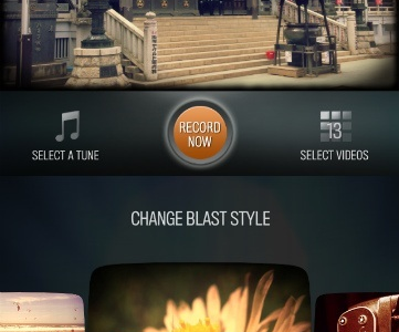 iPhoneひとつで手軽に動画クリップが作れるアプリ「Frame Blast」