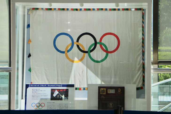 オリンピック・パラリンピック フラッグ展示