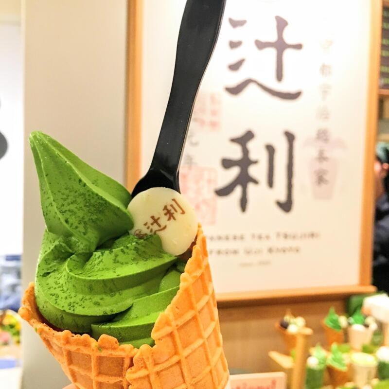 「辻利」で限定抹茶ソフト濃い味