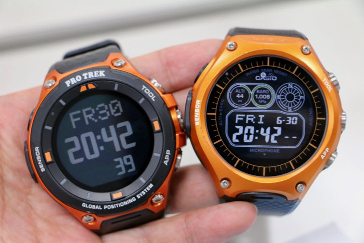 カシオ「PRO TREK Smart WSD-F20」と「WSD-F10」を比較してみた