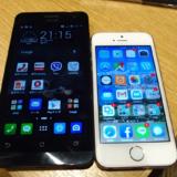 Zenfone5とiPhone5s