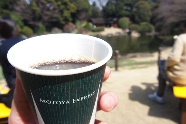 MOTOYA EXPRESSのコーヒー