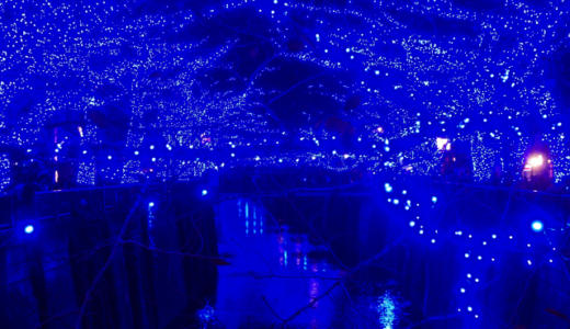 土日祝日・点灯中止！【11/23~12/25】「Nakameguro 青の洞窟」が青すぎる！